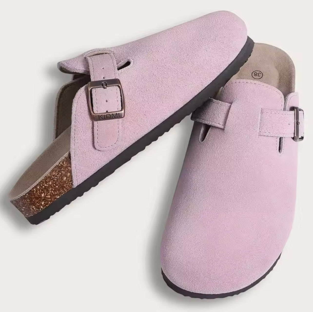 Zapatillas Crestar de gamuza de corcho para mujer