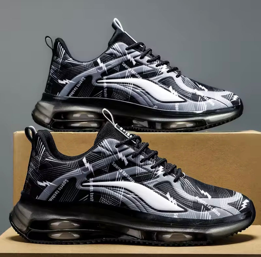 Zapatillas de baloncesto de moda para hombre, con amortiguación de aire, cómodas y antideslizantes, transpirables y que absorben los golpes, adecuadas para actividades al aire libre para hombres