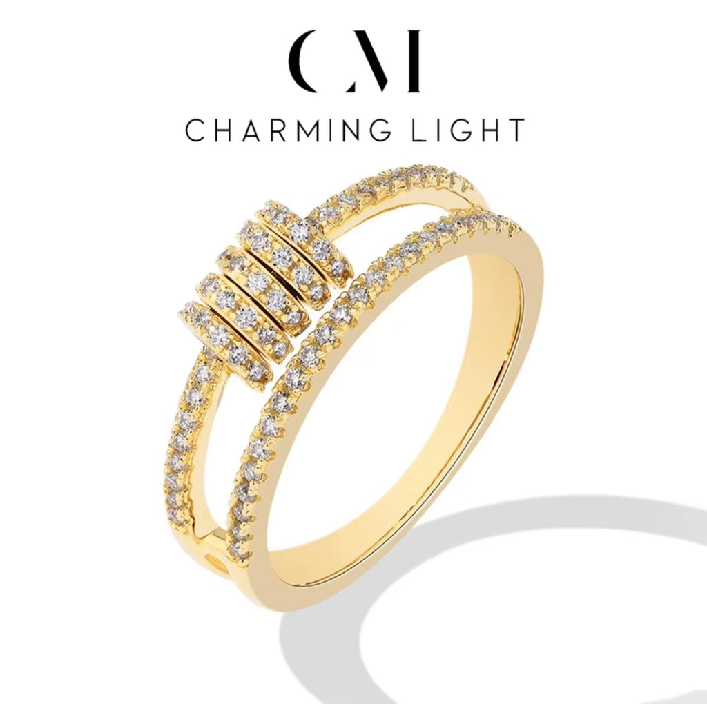 Anillo de Moissanita Personalizado, Brillante, con Diamantes de Laboratorio, Plata de Ley 925, Chapado en Oro, para Mujer, Joyería Fina al por Mayor