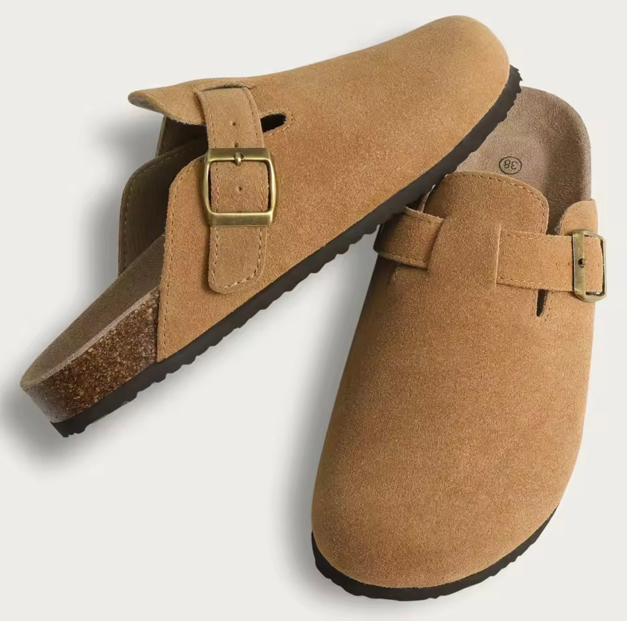 Zapatillas Crestar de gamuza de corcho para mujer