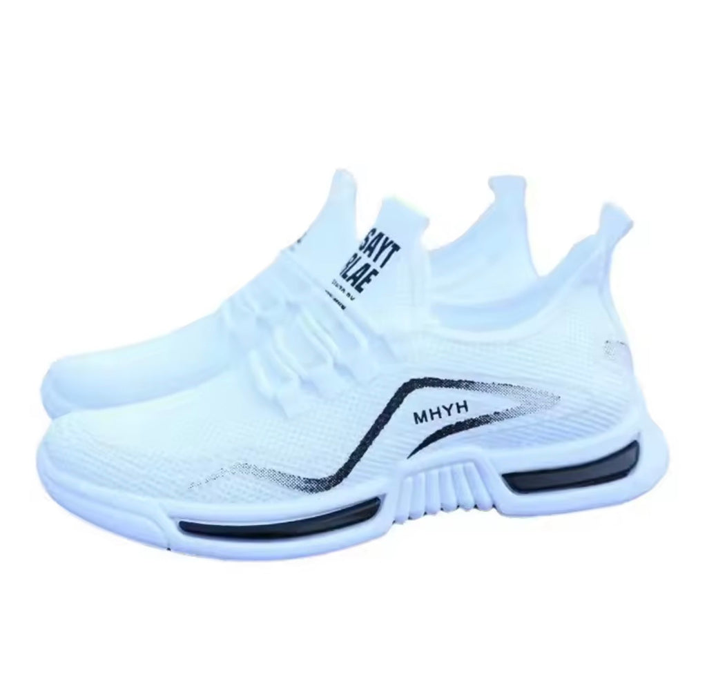 Calzado masculino variado: zapatos formales/casuales, zapatillas modernas, modelos para correr, transpirables de gimnasio, cómodas para caminar y planos antideslizantes, cada uno adaptado a su uso específico.