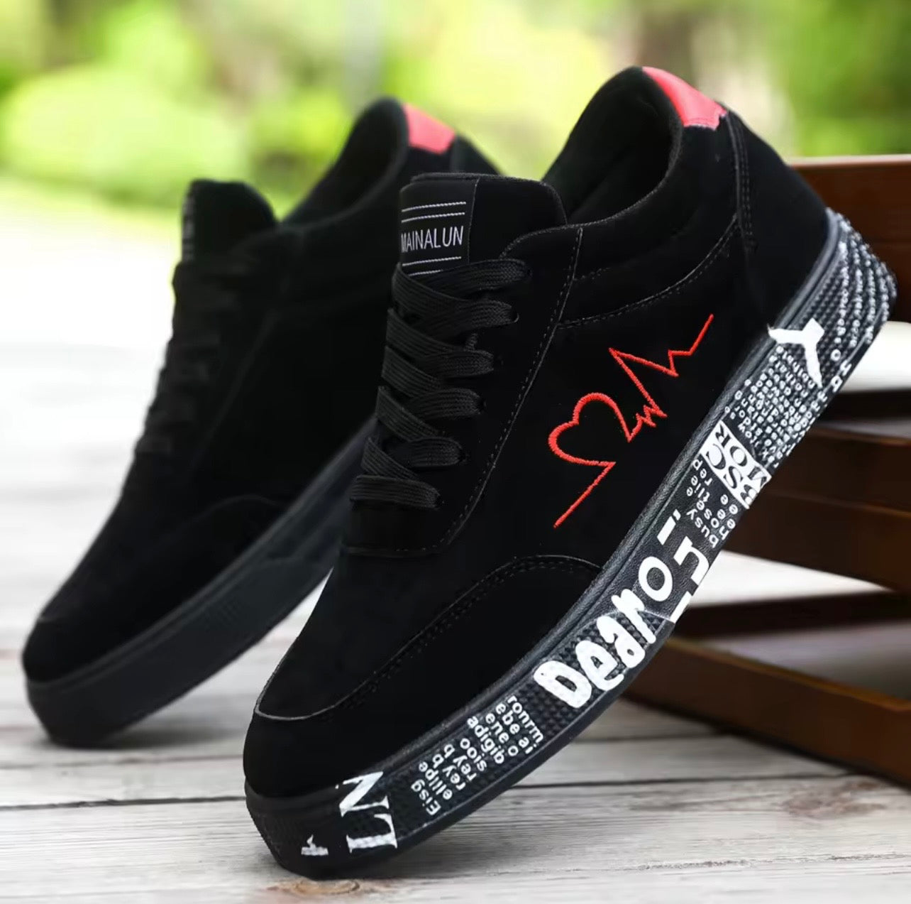 Zapatillas casuales ligeras para diario para correr y patinar al aire libre para hombres