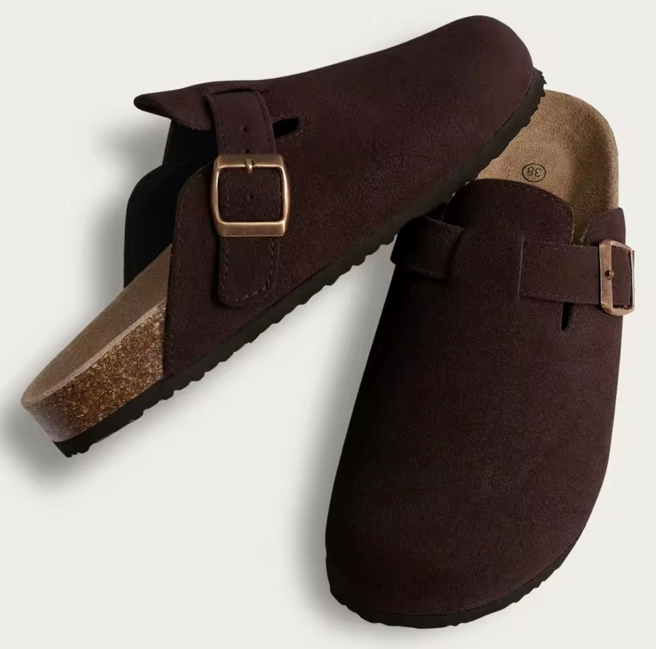 Zapatillas Crestar de gamuza de corcho para mujer