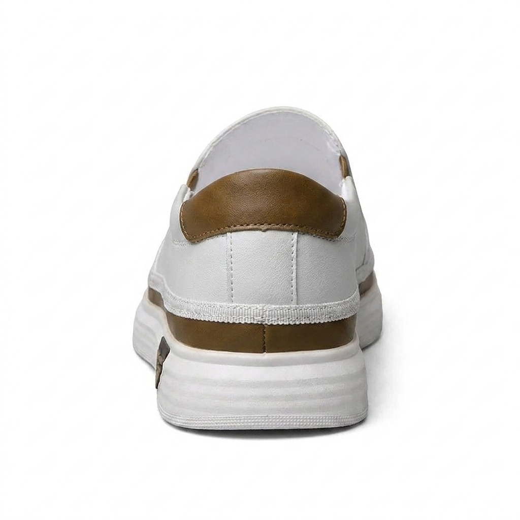 MIGUEL– Zapatillas sin cordones de piel para hombre