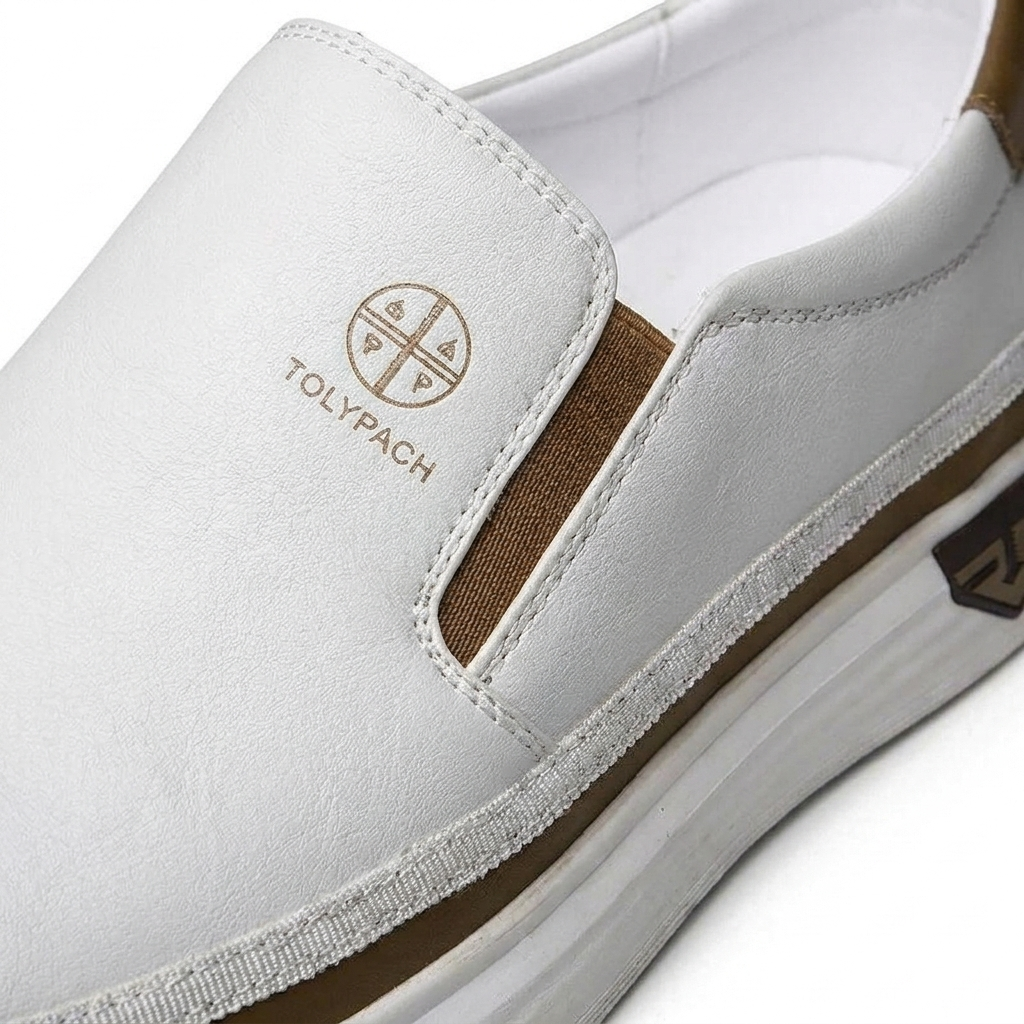 MIGUEL– Zapatillas sin cordones de piel para hombre