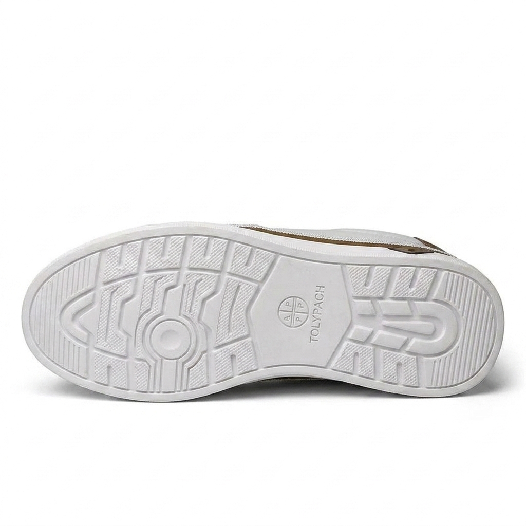 MIGUEL– Zapatillas sin cordones de piel para hombre